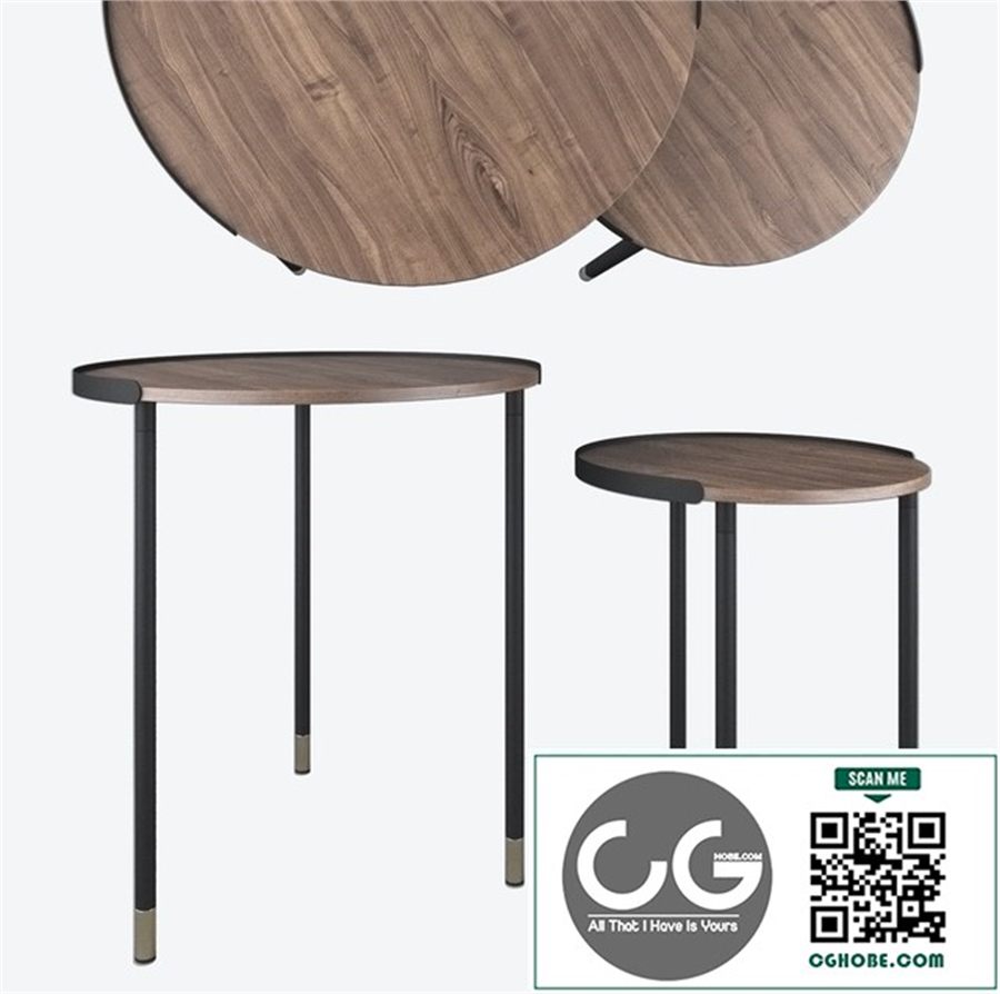 Set of 2 tables ALINER CC0756M46, La Forma