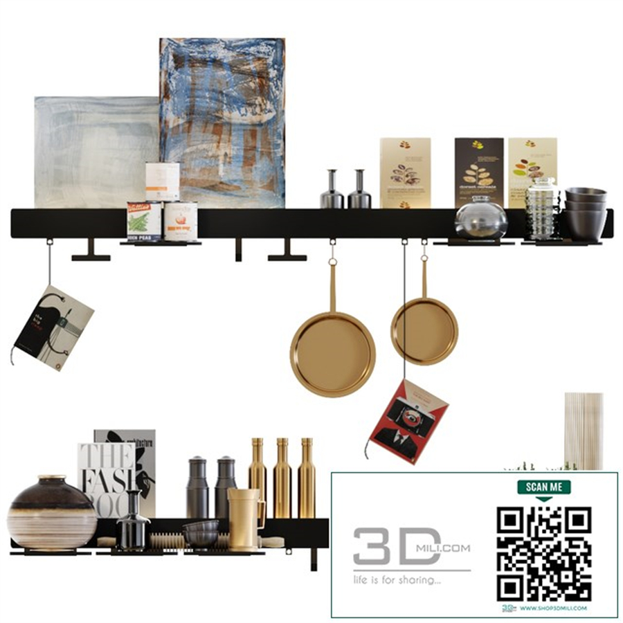 Groove Kitchen Shelf