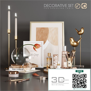Decorative set with Tulip