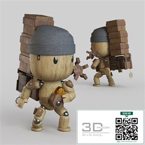 Wood Stranding - ActionFigurine