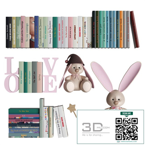 Books and toys set