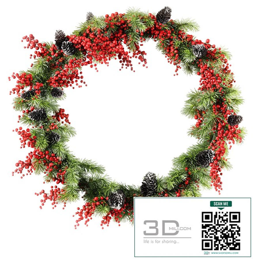 Christmas Wreath v3