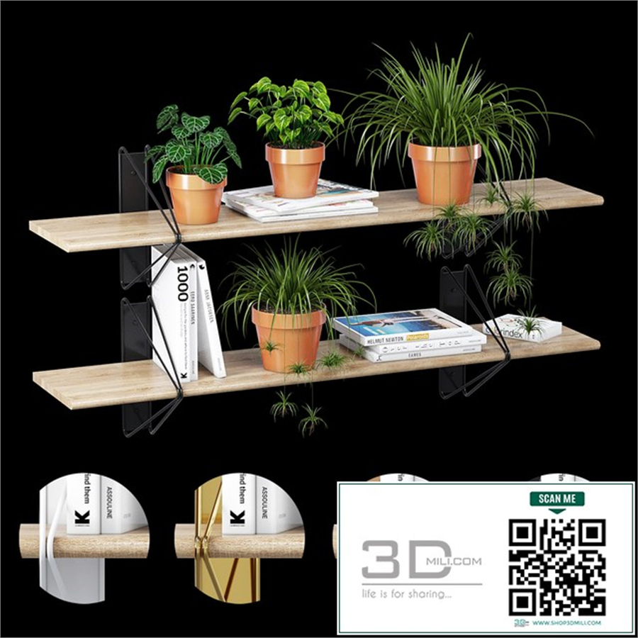 Strut shelving