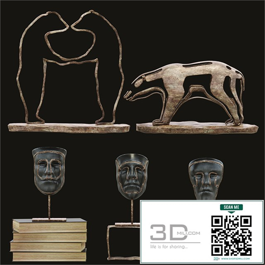 Decorative set bear 4