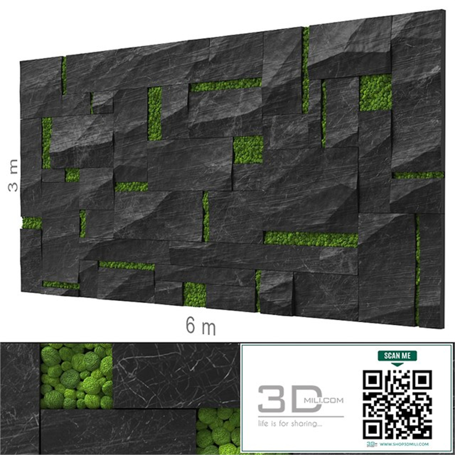 Decorative wall 250.