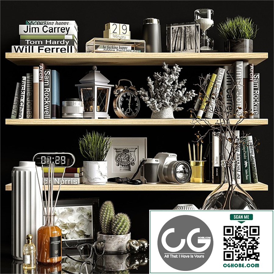 Decorative set shelves 2