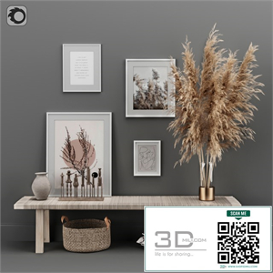 Decoration Set 02 pampas & Console