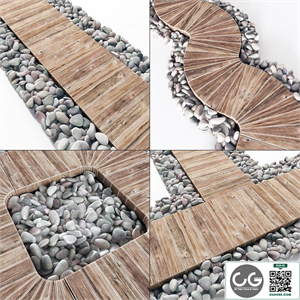 Pebble lawn flooring