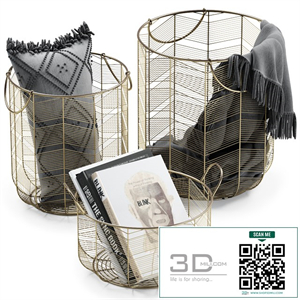 METAL BASKETS DECOR