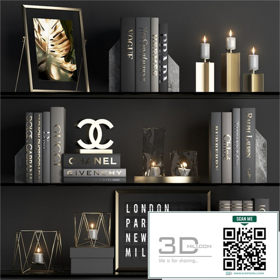 DECOR SET 04 (black)