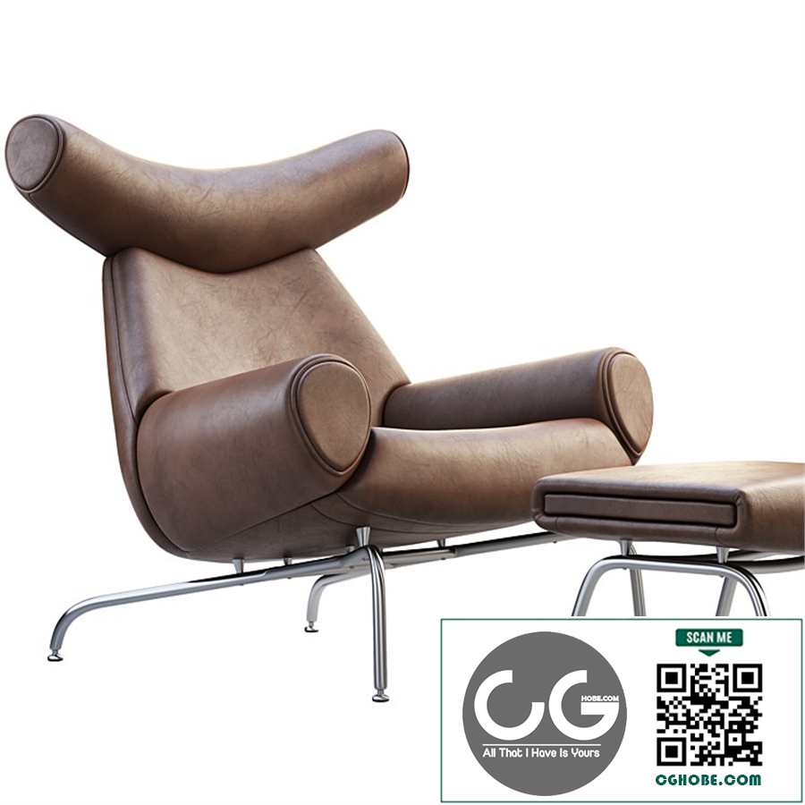 The Ox Chair and Ottoman
