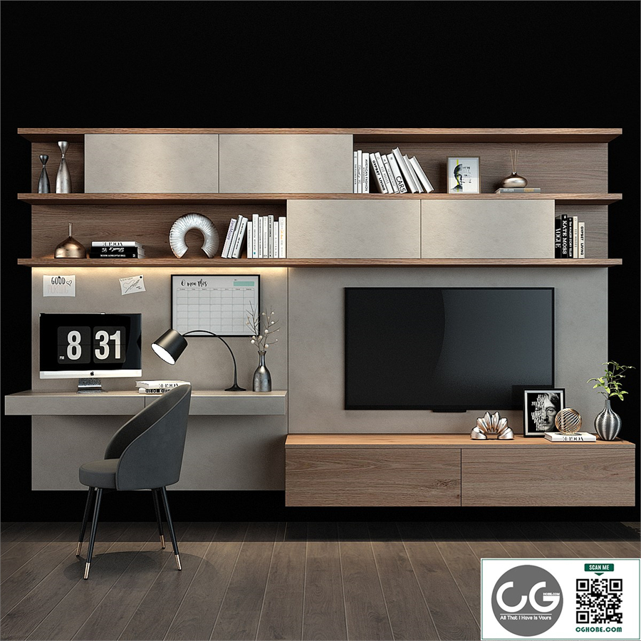 TV shelf 097