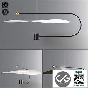 Float wide pendant light