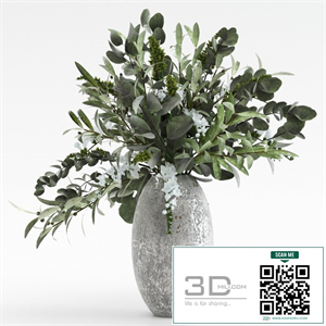 Bouquet in a vase.