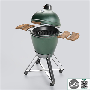 Outdoor Barbecue Grill Big Green Egg