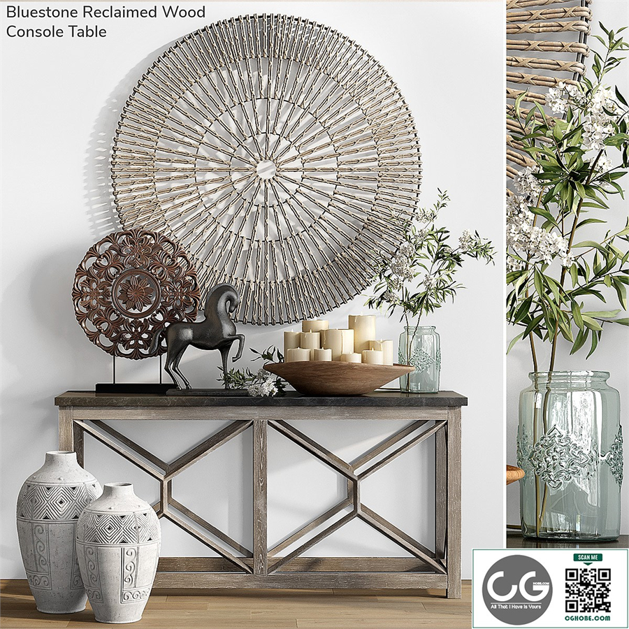 Pottery Barn BLUESTONE RECLAIUMED WOOD CONSOLE TABLE