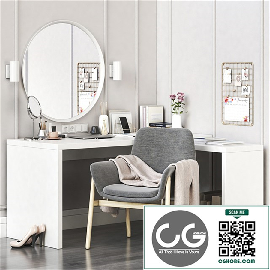 IKEA MALM corner dressing table and workplace