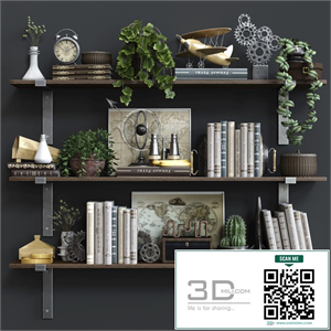 Shelf industrial plank RH