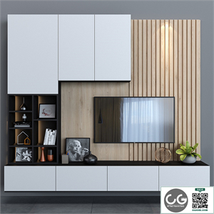 tv wall set 33
