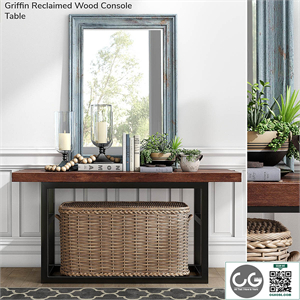 Pottery barn GRIFFIN RECLAIMED WOOD CONSOLE TABLE