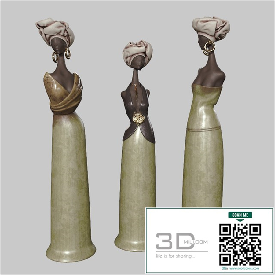 African Girls statuette (volume 2)