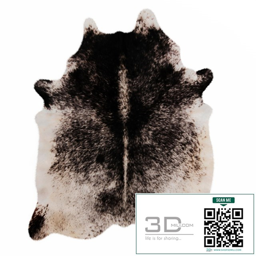 Black And White Cowhide Rug