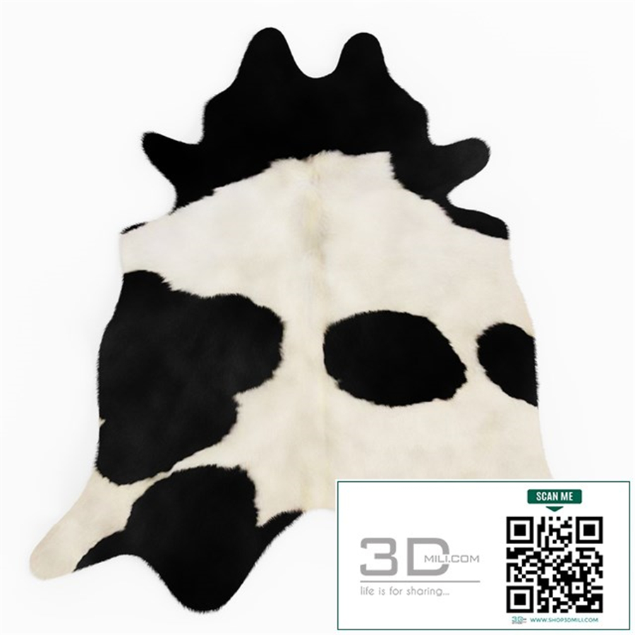 Brazilian Black And White Cowhide