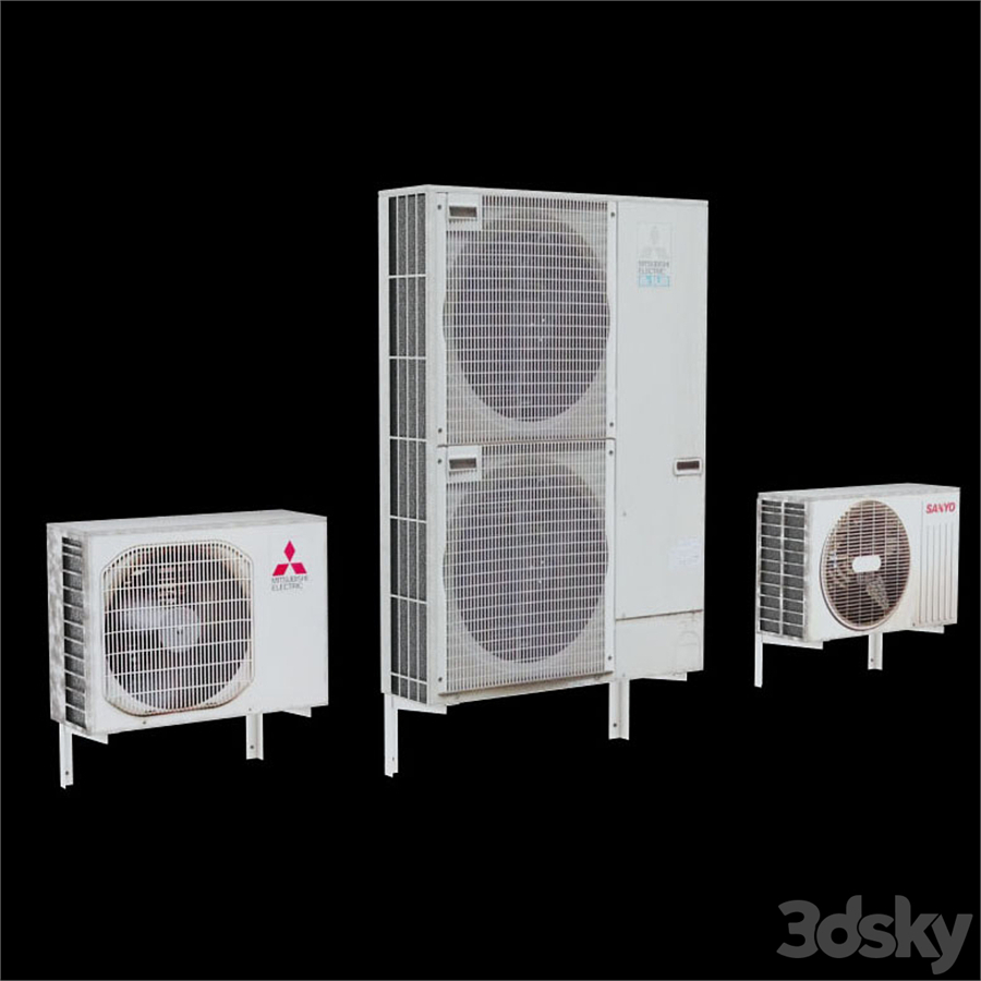 outdoor units of air conditioners