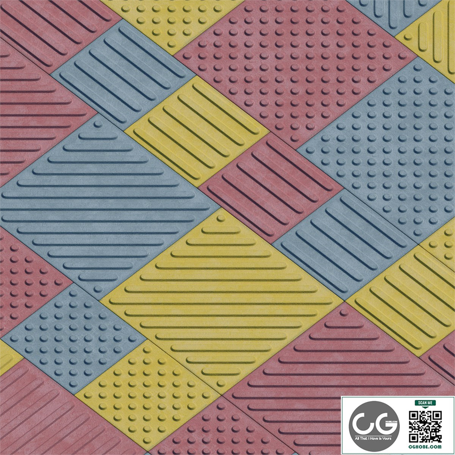 Tactile paving slabs for disabled