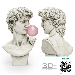 Bust of David Sculpture Michelangelo