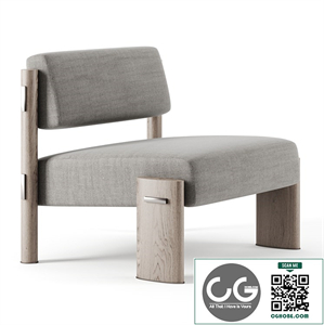 Nichols lounge chair by McGuire furniture