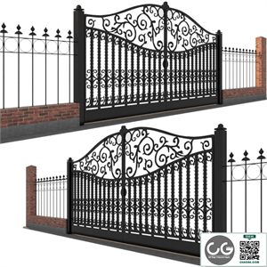 Classic gate and fence