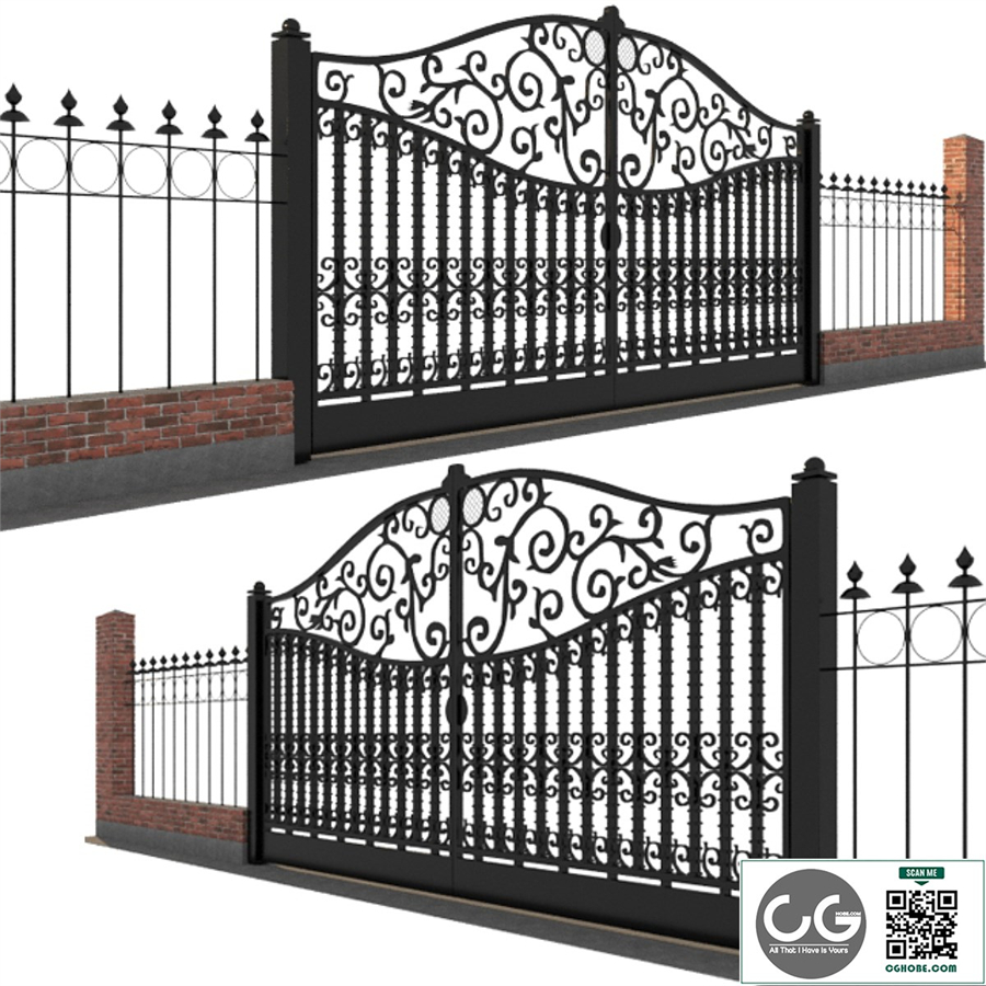 Classic gate and fence