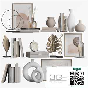 Decor shelf set