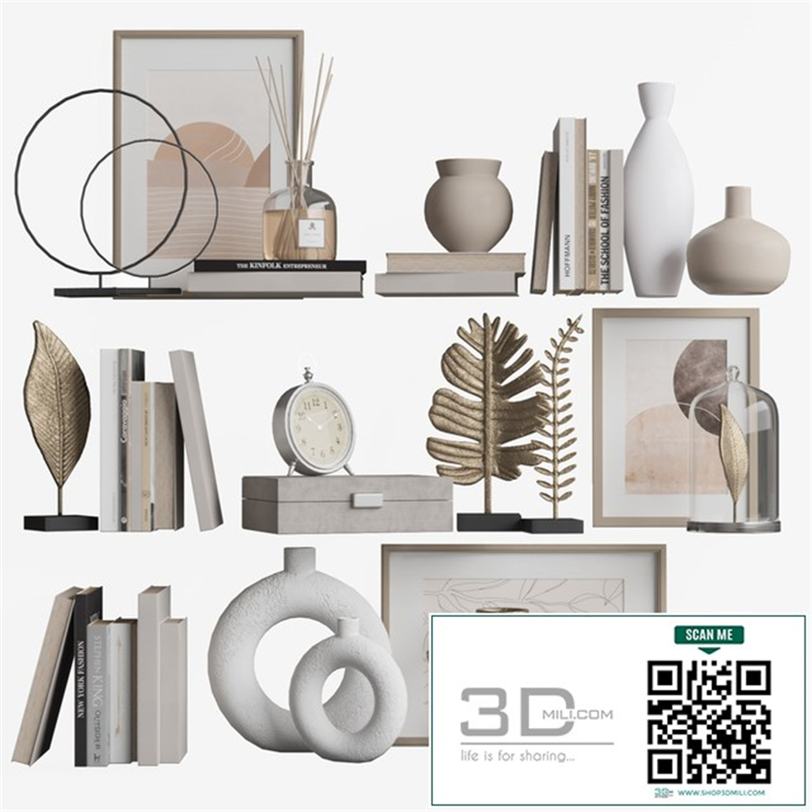 Decor shelf set