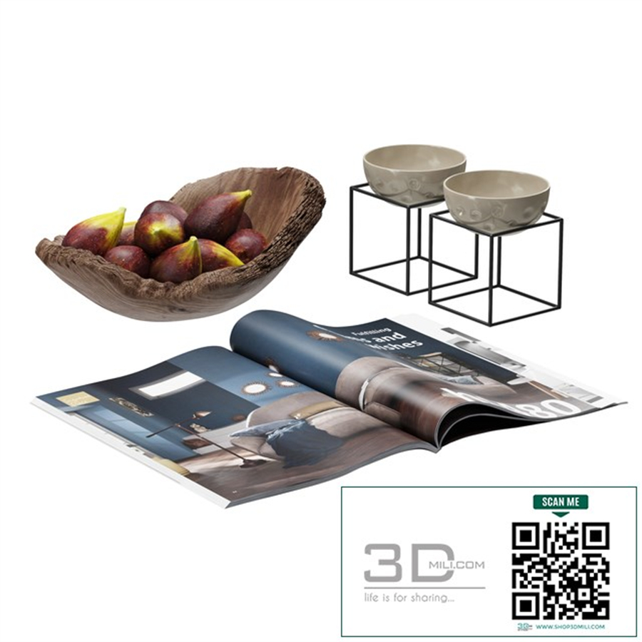 Coffee Table Accessories Magazine Fig Bowl Plate