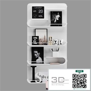 Decorative set with shelf 