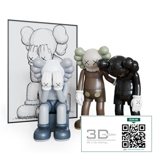 CRYING KAWS set