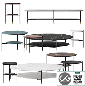 Meridiani ADRIAN Round coffee table