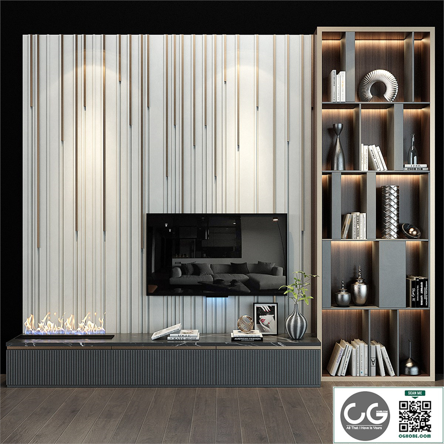 TV shelf 0142