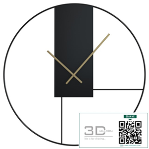 Clock outline