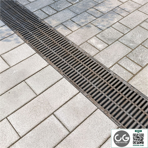 Standartpark rain grate and 2 types of paving stone