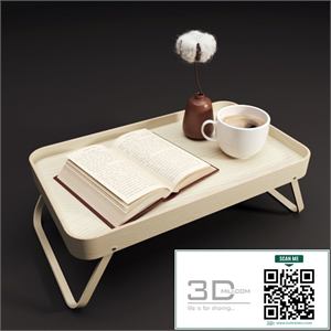 ZARA HOME folding breakfast tray with decor