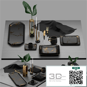 Gold_Design_Plate_Set