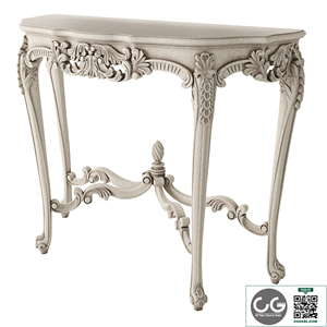 French bedroom Provencal Marie Antoinette White Console Table