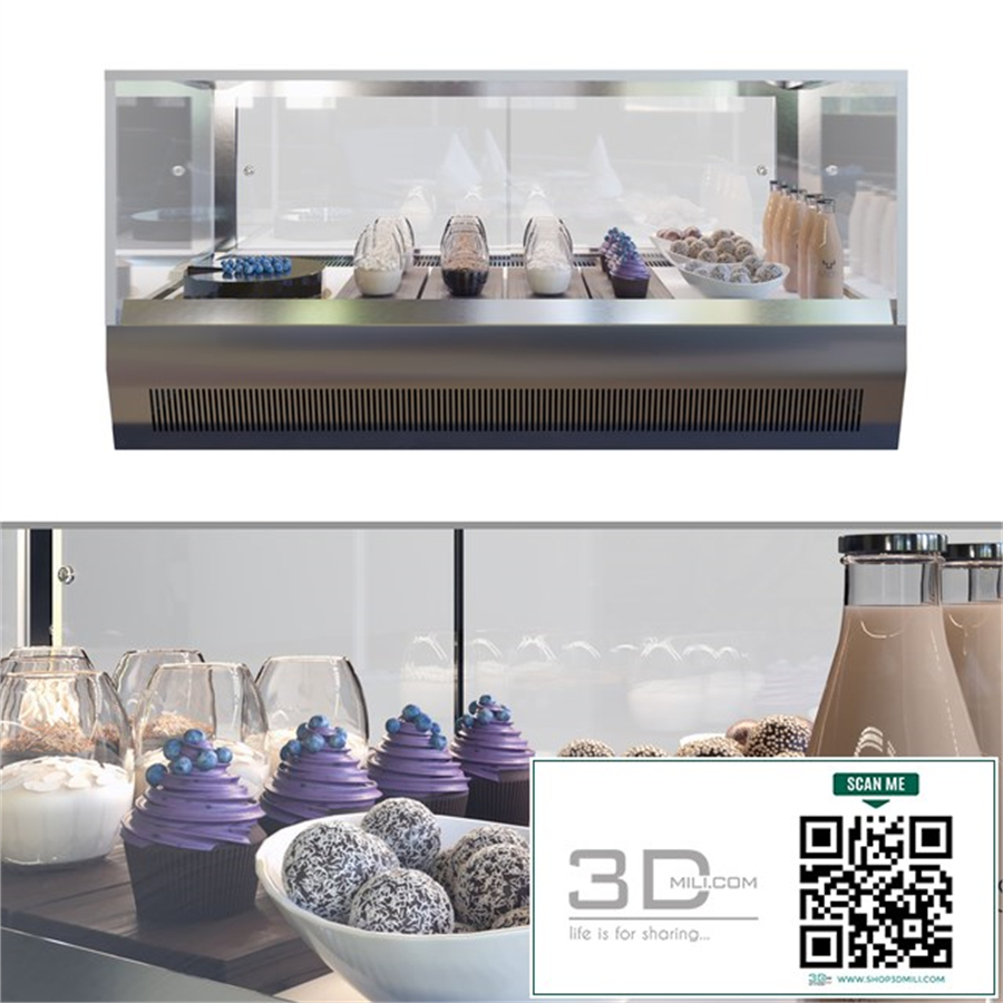 Confectionery showcase