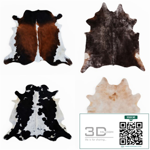Four rugs from animal skins 04