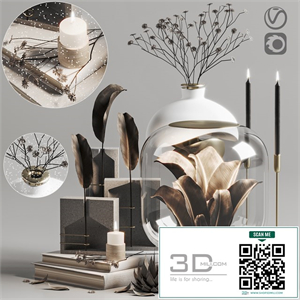 Decoration Set 005 Nebl Ghost Collection Spring Vase Lamp