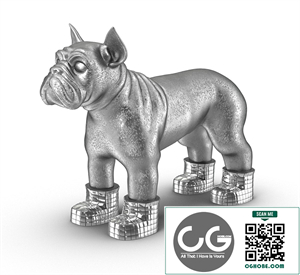 Silver French Bulldog