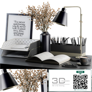 Decorative Set Reading Desk